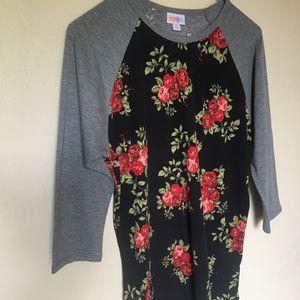 LuLaRoe floral Randy T